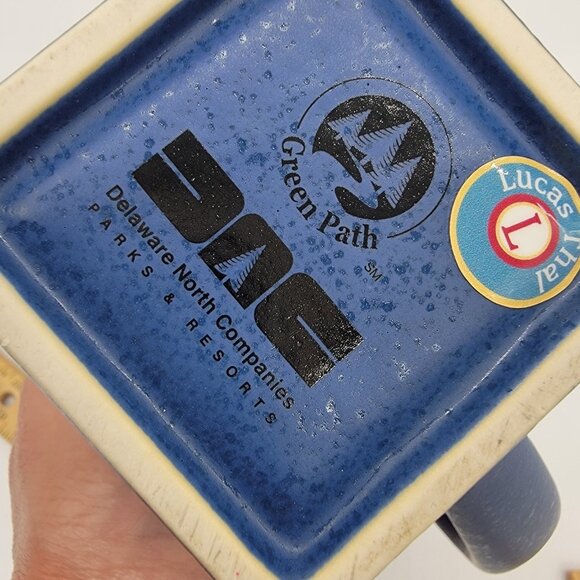 NASA‎ Kennedy Space Center Space Shuttles Coffee Mug Blue DNC Square Bottom NEW - Picture 6 of 6